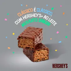 HERSHEYS WAFER COM CHOCOLATE AO LEITE 102G