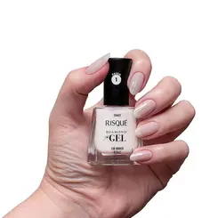 ESMALTE RISQUE DIAMOND GEL - CHA BRANCO 9,5ML