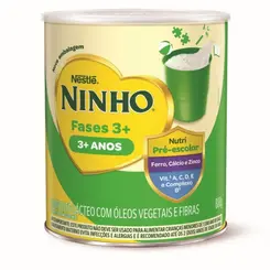 LEITE NINHO FASES 3+ PRÉ - ESCOLAR 3 A 5 ANOS 800G