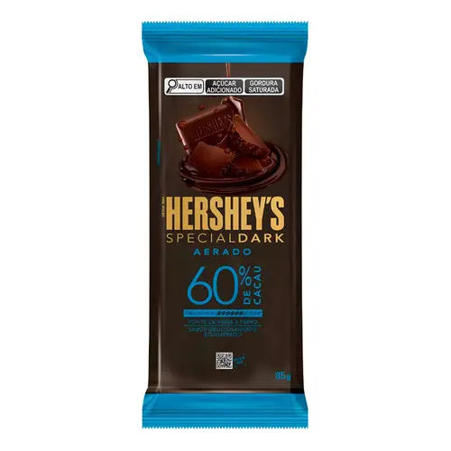BARRA DE CHOCOLATE HERSHEYS SPECIAL DARK AERADO 60% 85G