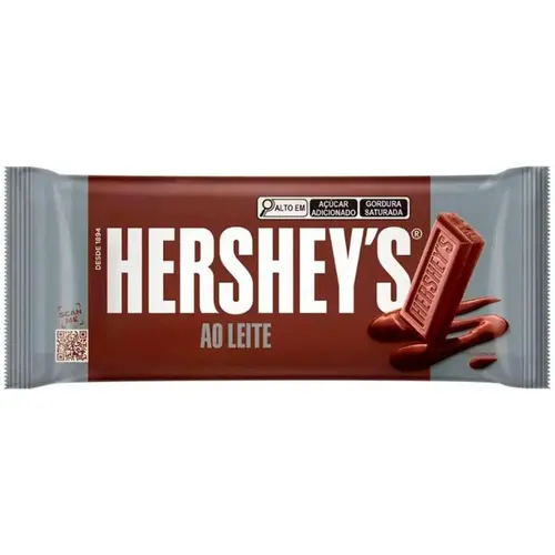 BARRA DE CHOCOLATE AO LEITE HERSHEYS 82G