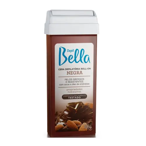CERA DEPIL BELLA ROLL ON CERA NEGRA ARGILA 100G