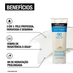 PROTETOR SOLAR NEUTROGENA SUN FRESH FPS90 200ML