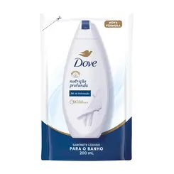 SABONETE LIQUIDO DOVE ORIGINAL NUTRIÇAO PROFUNDA REFIL 200ML