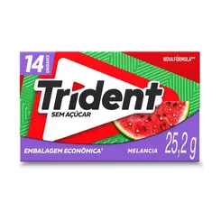 CHICLETE TRIDENT MELANCIA 14UN