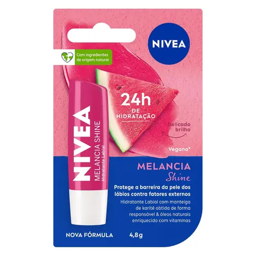 HIDRATANTE LABIAL NIVEA MELANCIA SHINE 4,8G