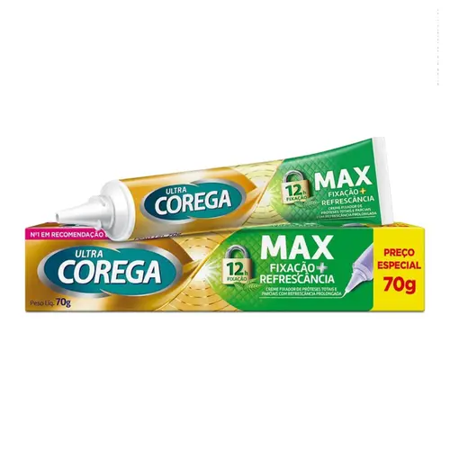 COREGA ULTRA CREME FIXADOR DE DENTADURA MENTA 68G