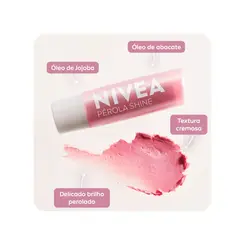 HIDRATANTE LABIAL NIVEA PEROLA SHINE 4,8G