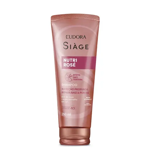SHAMPOO EUDORA SIAGE - NUTRI ROSE 250ML
