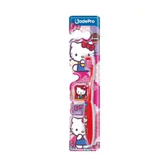 ESCOVA DE DENTE JADEPRO HELLO KITTY MACIA COM PROTEÇÃO