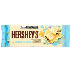 HERSHEYS WAFER COM CHOCOLATE COOKIES CREME 102G