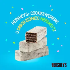HERSHEYS WAFER COM CHOCOLATE COOKIES CREME 102G