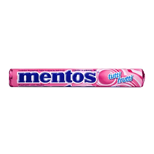 MENTOS MASTIGAVEIS TUTTI FRUTI 37,5G