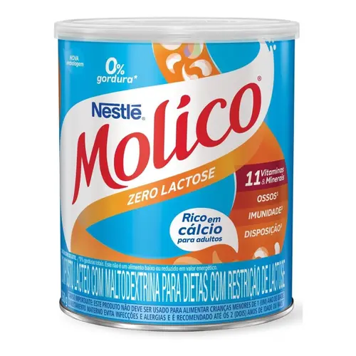 LEITE EM PO MOLICO ZERO LACTOSE COMPOSTO LACTEO 260G