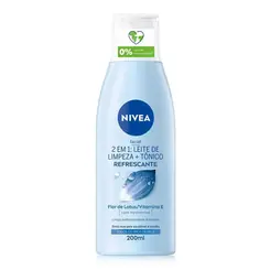 LEITE DE LIMPEZA E TONICO FACIAL NIVEA LOÇAO 2 EM 1 200ML