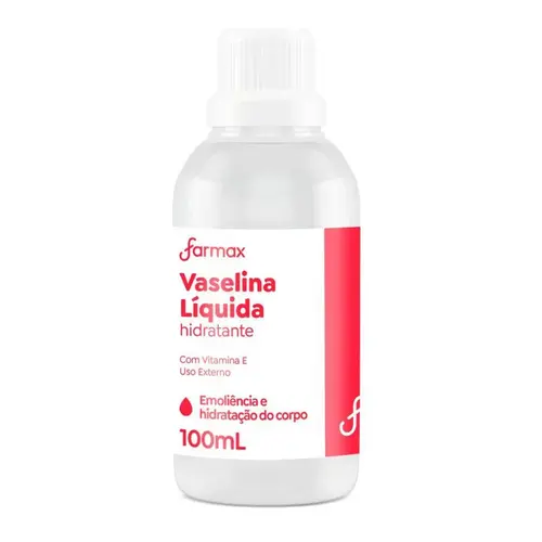 VASELINA FARMAX LIQUIDA HIDRATANTE COM 100 ML