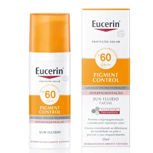 PROTETOR SOLAR FACIAL EUCERIN PIGMENT CONTROL ANTIMANCHAS FPS60 50ML