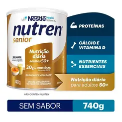 SUPLEMENTO ALIMENTAR NUTREN SENIOR SEM SABOR 740G