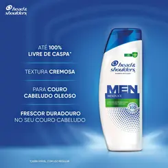 SHAMPOO ANTICASPA HEAD & SHOULDRS MEN MENTA ICE 200ML