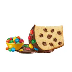 BAUDUCCO CHOCOTTONE M&MS MINI 80G