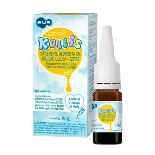 SUPLEMENTO ALIMENTAR KOLLIS EM GOTAS COM 8ML