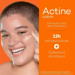 ACTINE PROTETOR SOLAR FACIAL DARROW ACTINE COR CLARA FPS70 40G