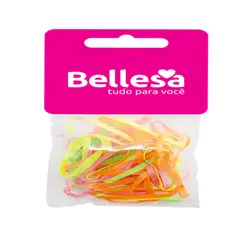 BELLESA ELASTICO DE CABELO SILICONE COLOR COM 50 UNS 0711-B