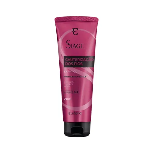 SHAMPOO EUDORA SIAGE - CAUTERIZAÇAO DOS FIOS PROTEGE E PREENCHE 250ML