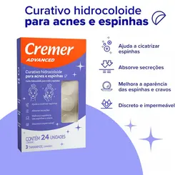 CURATIVO PARA ACNES E ESPINHAS 24 UNIDADES