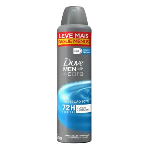 DESODORANTE AEROSOL DOVE MEN + CARE PROTECAO TOTAL 72H 250ML