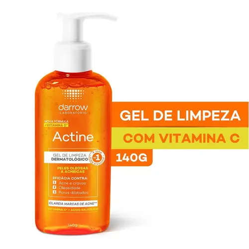 GEL DE LIMPEZA DARROW ACTINE COM VITAMINA C 140 G