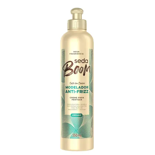 CREME DE PENTEAR SEDA BOOM MODELADOR ANTIFRIZZ 350ML