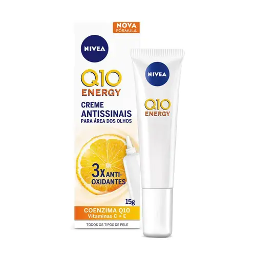 CREME HIDRATANTE OLHOS NIVEA Q10 ANTISSINAIS 15G