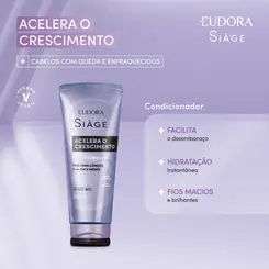 CONDICIONADOR EUDORA SIAGE - ACELERA O CRESCIMENTO 200ML