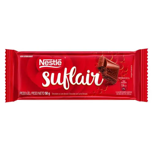 CHOCOLATE NESTLE SUFLAIR AO LEITE 50G