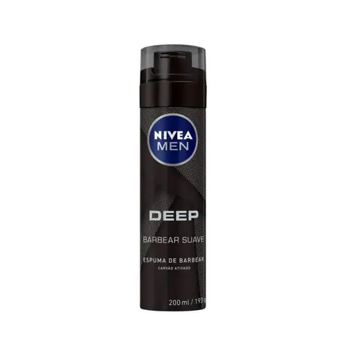 ESPUMA DE BARBEAR NIVEA MEN DEEP SUAVE 200ML