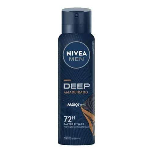 DESODORANTE AEROSOL NIVEA MEN DEEP AMADEIRADO 150ML