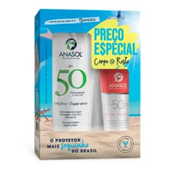 KIT ANASOL PROTETOR SOLAR 200G + FACIAL 60G FPS50
