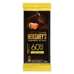 BARRA DE CHOCOLATE HERSHEYS SPECIAL DARK CARAMELO SALGADO 60% 85G