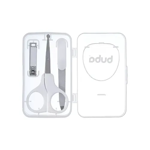 KIT MANICURE BUBA COM ESTOJO - BRANCO