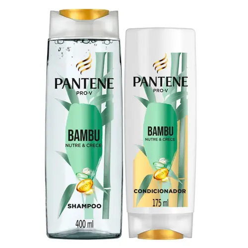 KIT PANTENE BAMBU SHAMPOO 400ML + CONDICIONADOR 175ML