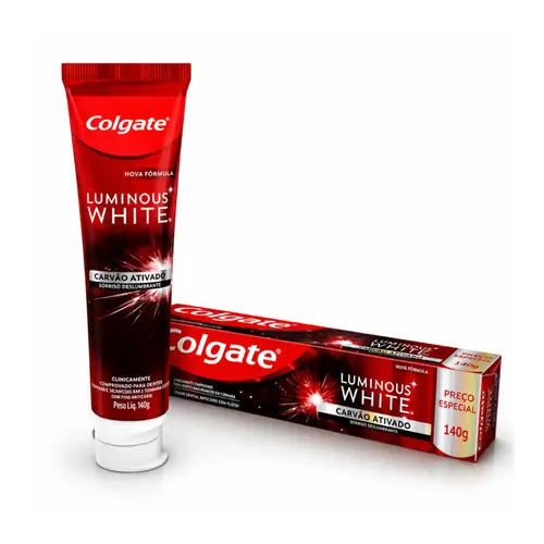 PASTA DE DENTE COLGATE CLAREADOR LUMINOUS WHITE 150G