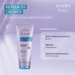 CONDICIONADOR EUDORA SIAGE - REVELA OS CACHOS 200ML
