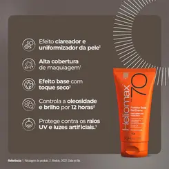 PROTETOR SOLAR FACIAL HELIOMAX TOM MEDIO FPS70 50G