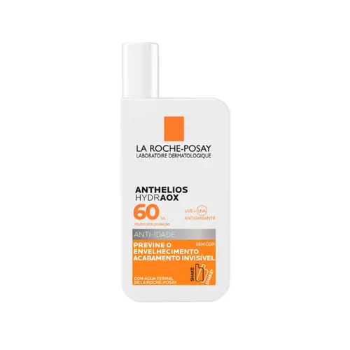 PROTETOR SOLAR FACIAL LA ROCHE POSAY ANTHELIOS HYDRAOX FPS60 ANTI-IDADE SEM COR 50G