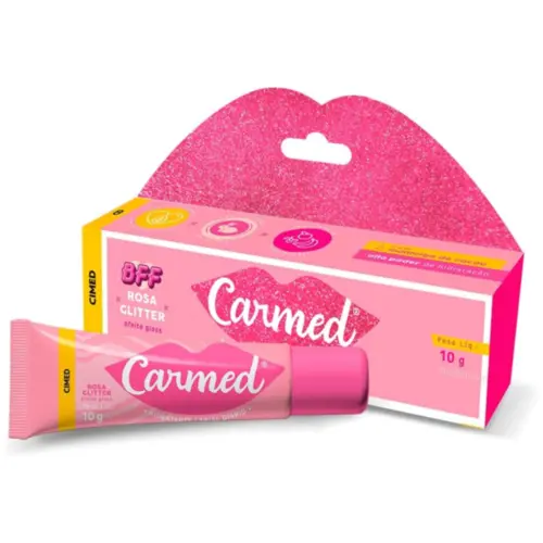 CARMED LABIAL ROSA GLITTER 10G