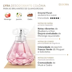 PERFUME COLONIA EUDORA LYRA 75ML