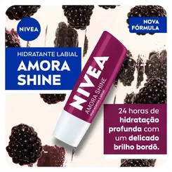 HIDRATANTE LABIAL NIVEA AMORA SHINE 4,8G