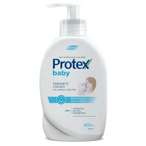 SABONETE LIQUIDO PROTEX BABY PROTEÇAO DELICADA 400ML
