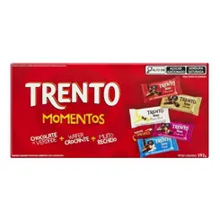 CAIXA DE CHOCOLATE TRENTO MOMENTOS 192G